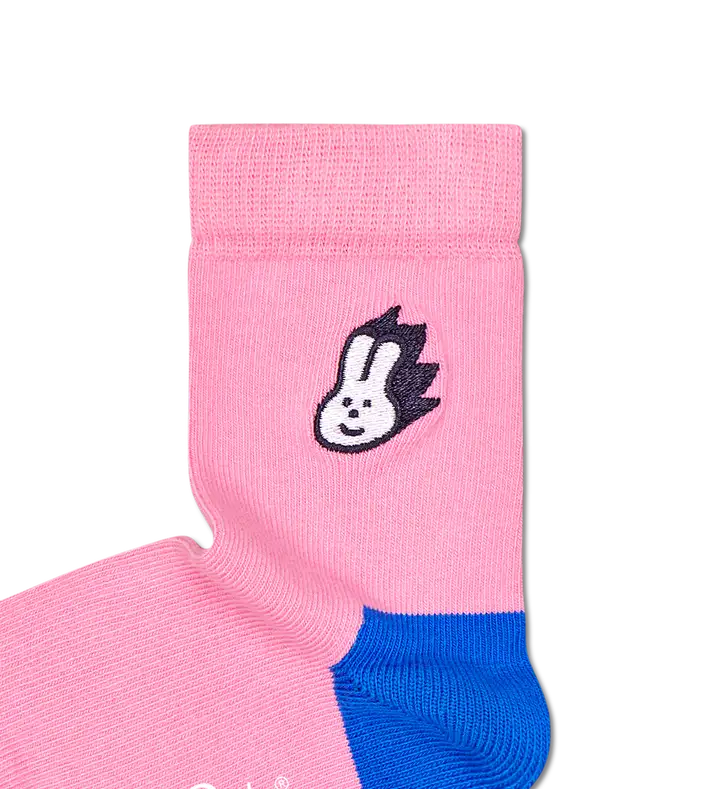 Happy Socks Kids Embroidery Bunny Sock