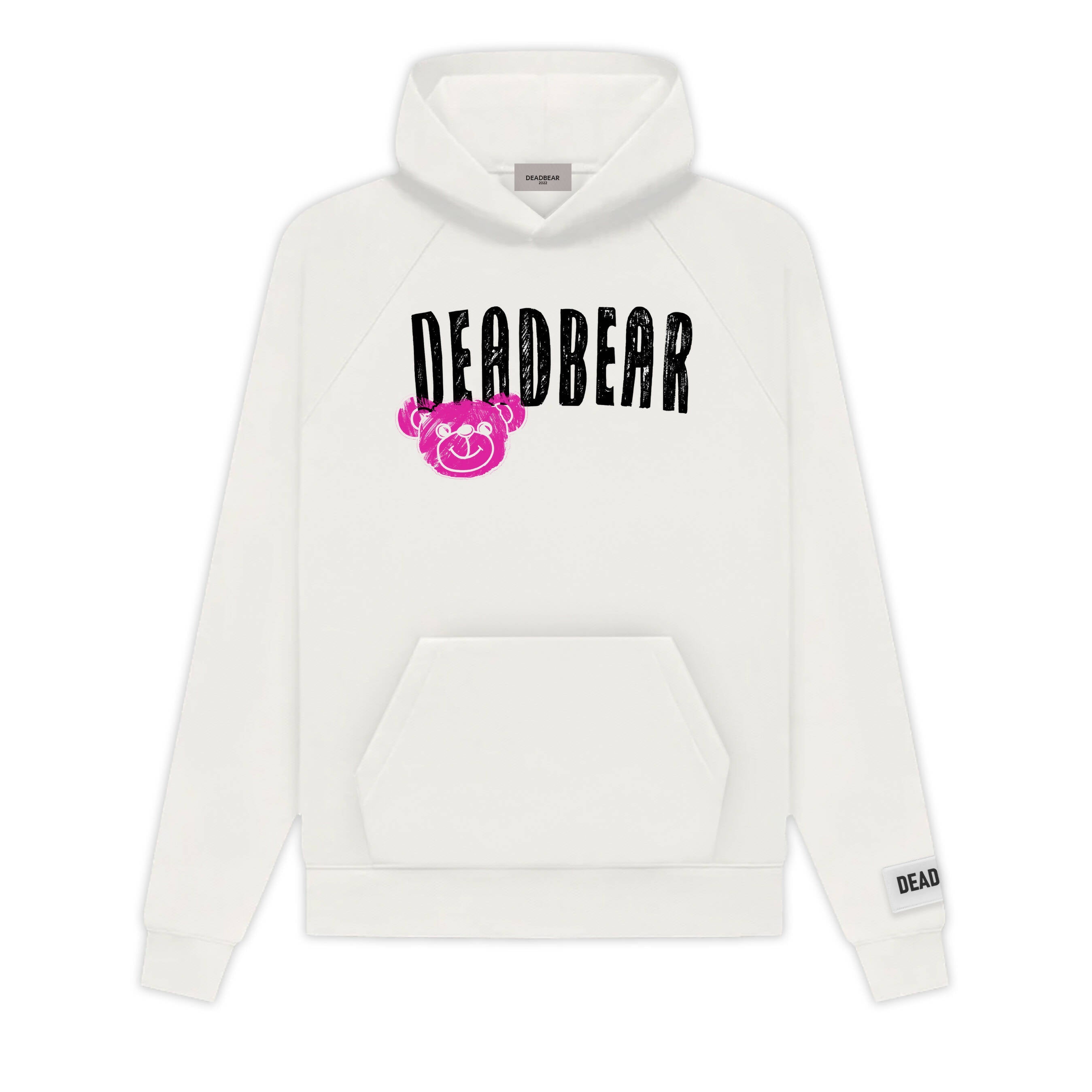 Cream White Graphic Hoodie