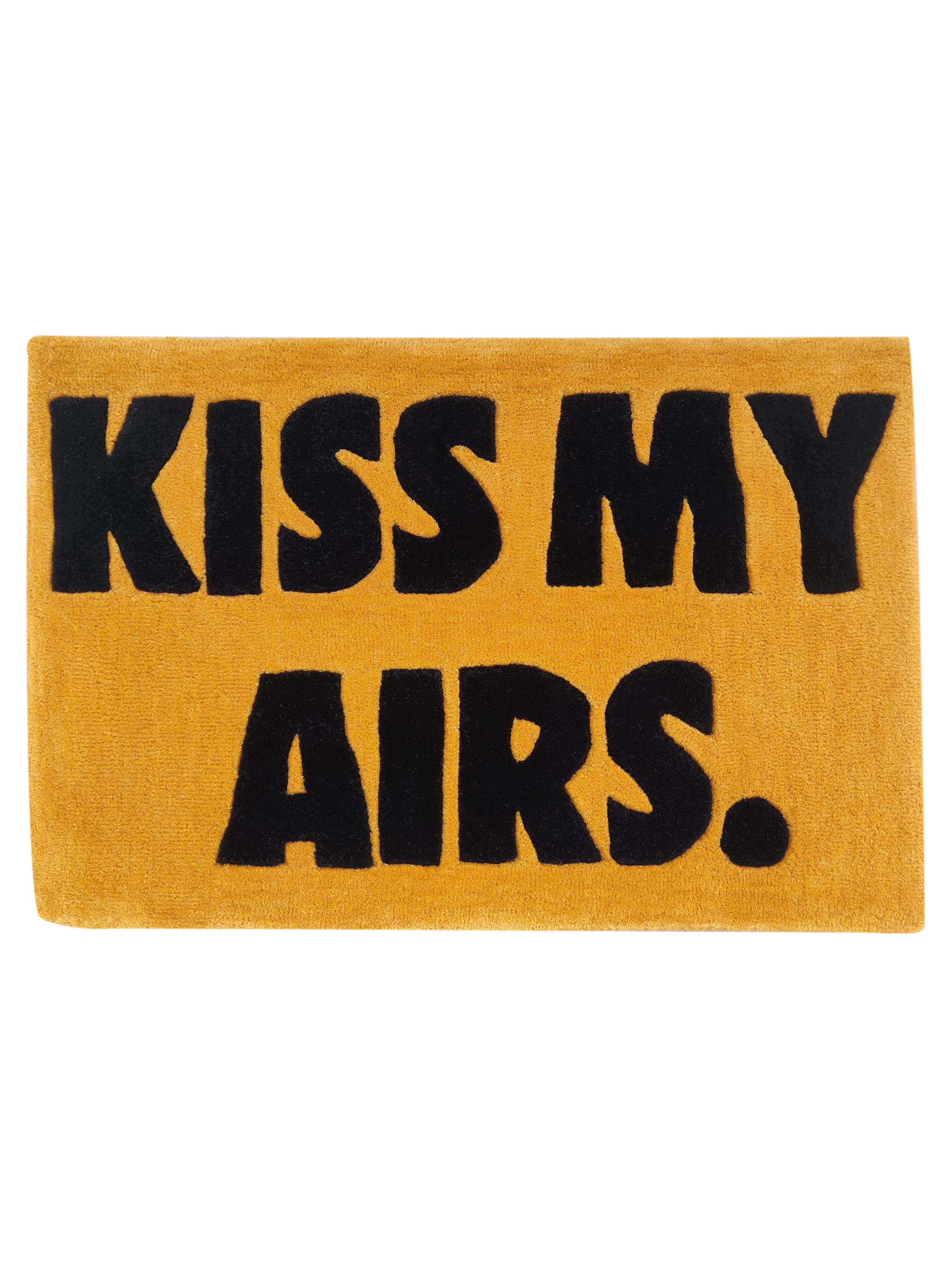"Kiss My Airs" (Marigold Brown) Custom Rug