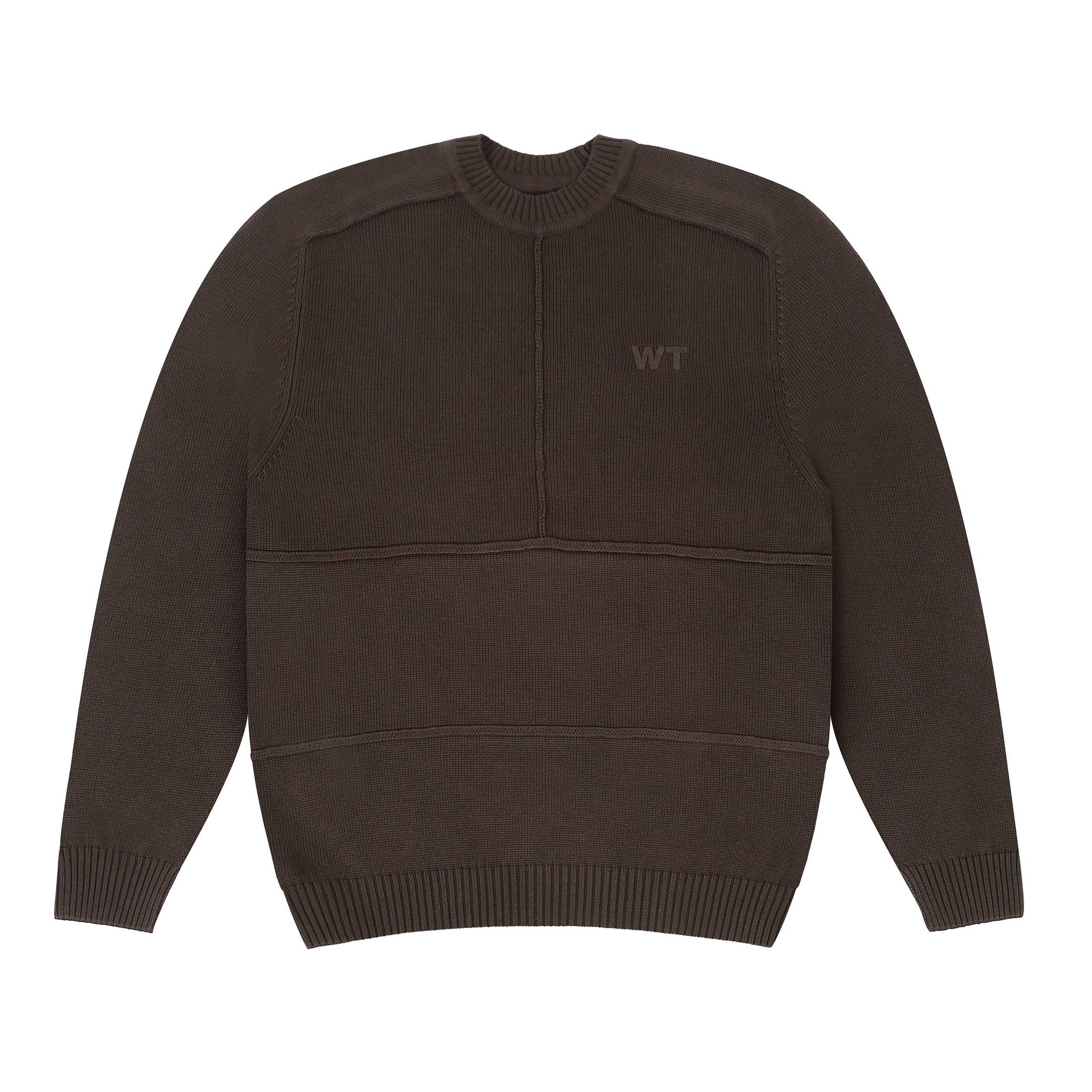 KNITTED CREW NECK JUMPER