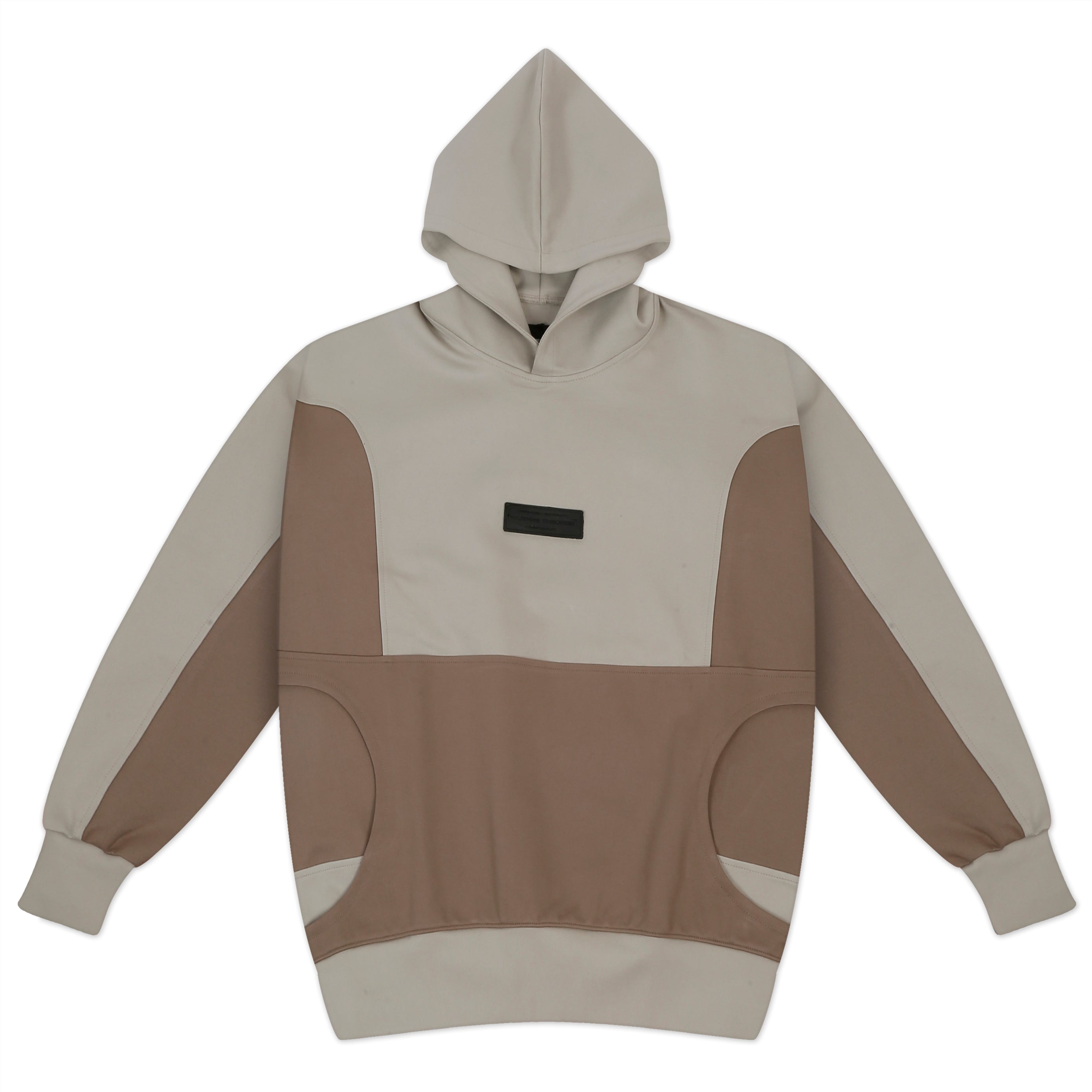 OBLIQUE COLOR BLOCK HOODIE