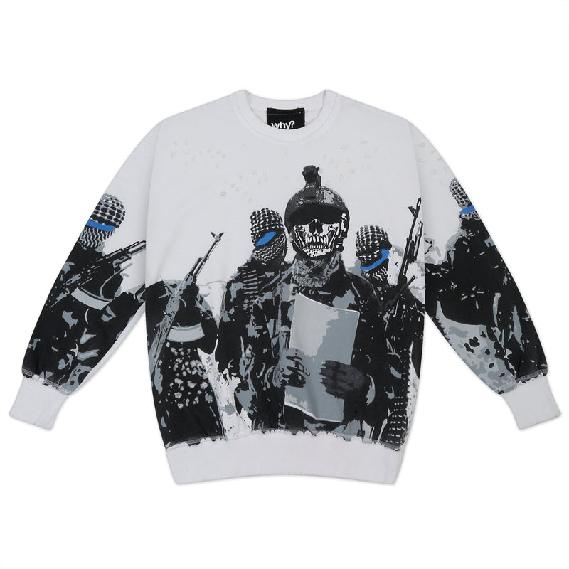 Sweatshirt - Ice "Shoot At Sight" | WHYLABS | Streetwear Sweatshirt Hoodies by Crepdog Crew