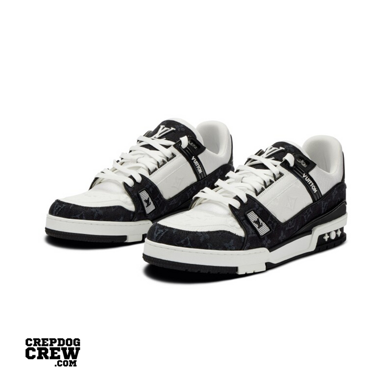 Louis Vuitton LV Trainer White Black White | Louis Vuitton | Sneaker Shoes by Crepdog Crew
