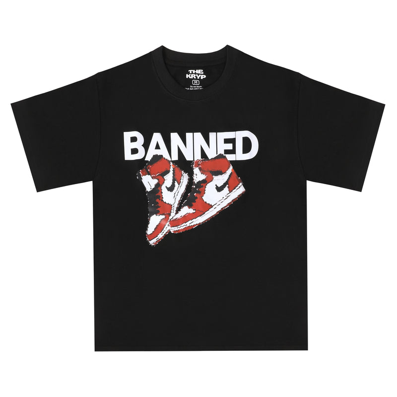 The Banned NFT Tee - Black | The Kryp | Streetwear T-shirt by Crepdog Crew