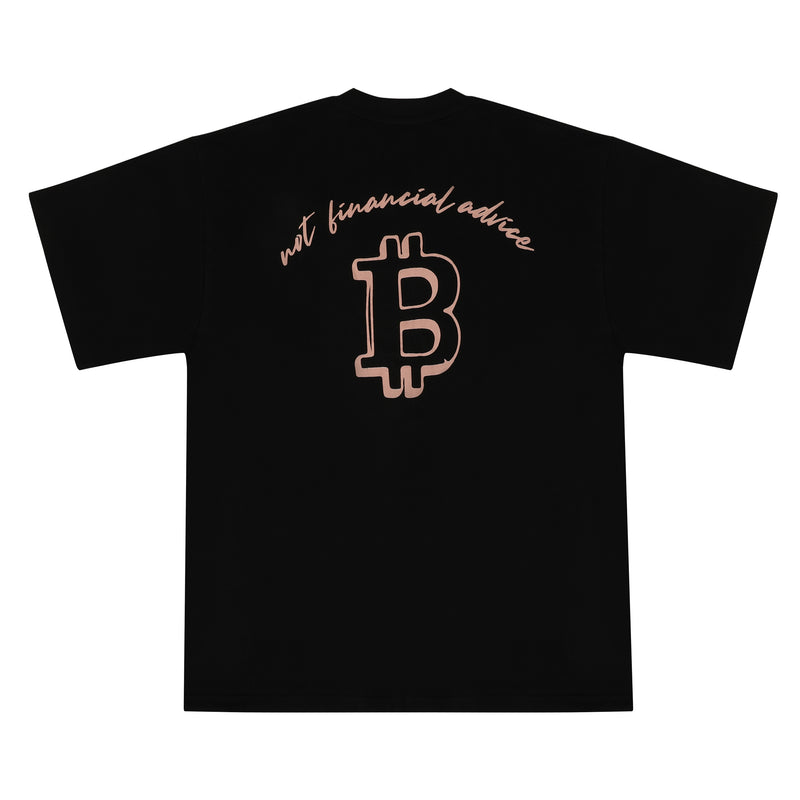 Bitcoin Tee - Black | The Kryp | Streetwear T-shirt by Crepdog Crew
