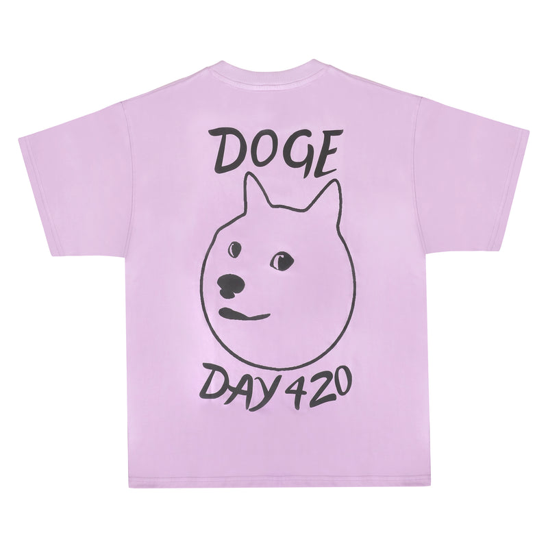 The Doge Tee- Lavender | The Kryp | Streetwear T-shirt by Crepdog Crew