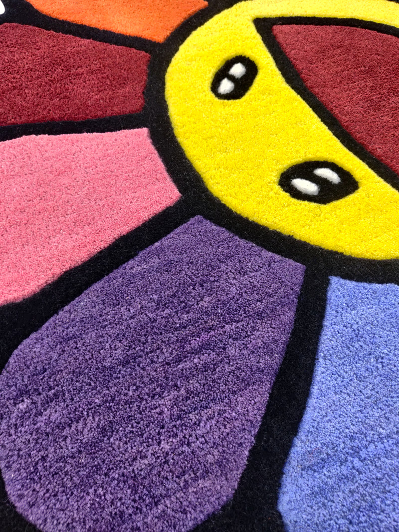 Murakami Flower Custom Rug | Cloud Botany | Streetwear Rugs by Crepdog Crew