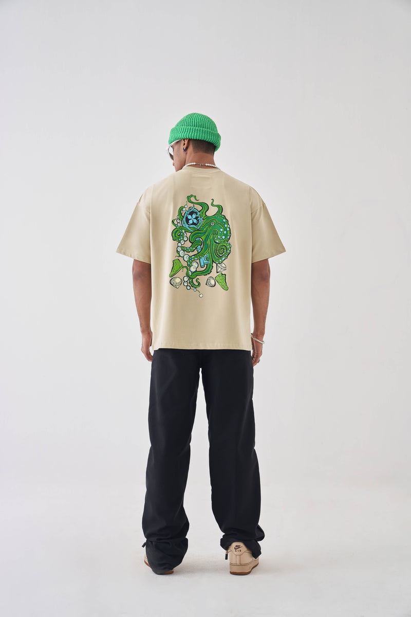 TREASURED TENTACLES | NATTY GARB | Streetwear T-shirt by Crepdog Crew