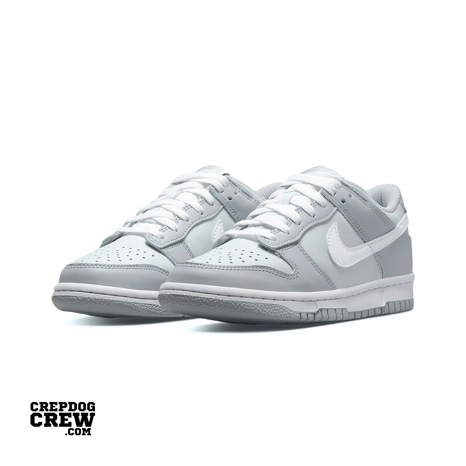 Good Nike dunk low (gs) two toned grey