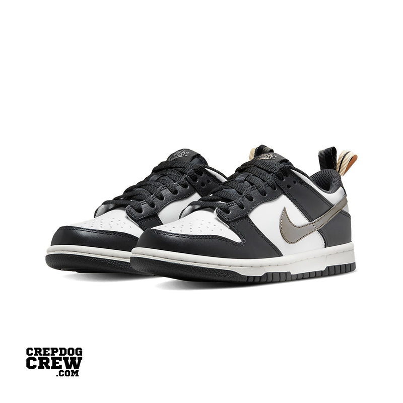 Nike Dunk Low Black White Metallic (GS) | Nike Dunk | Sneaker Shoes by Crepdog Crew