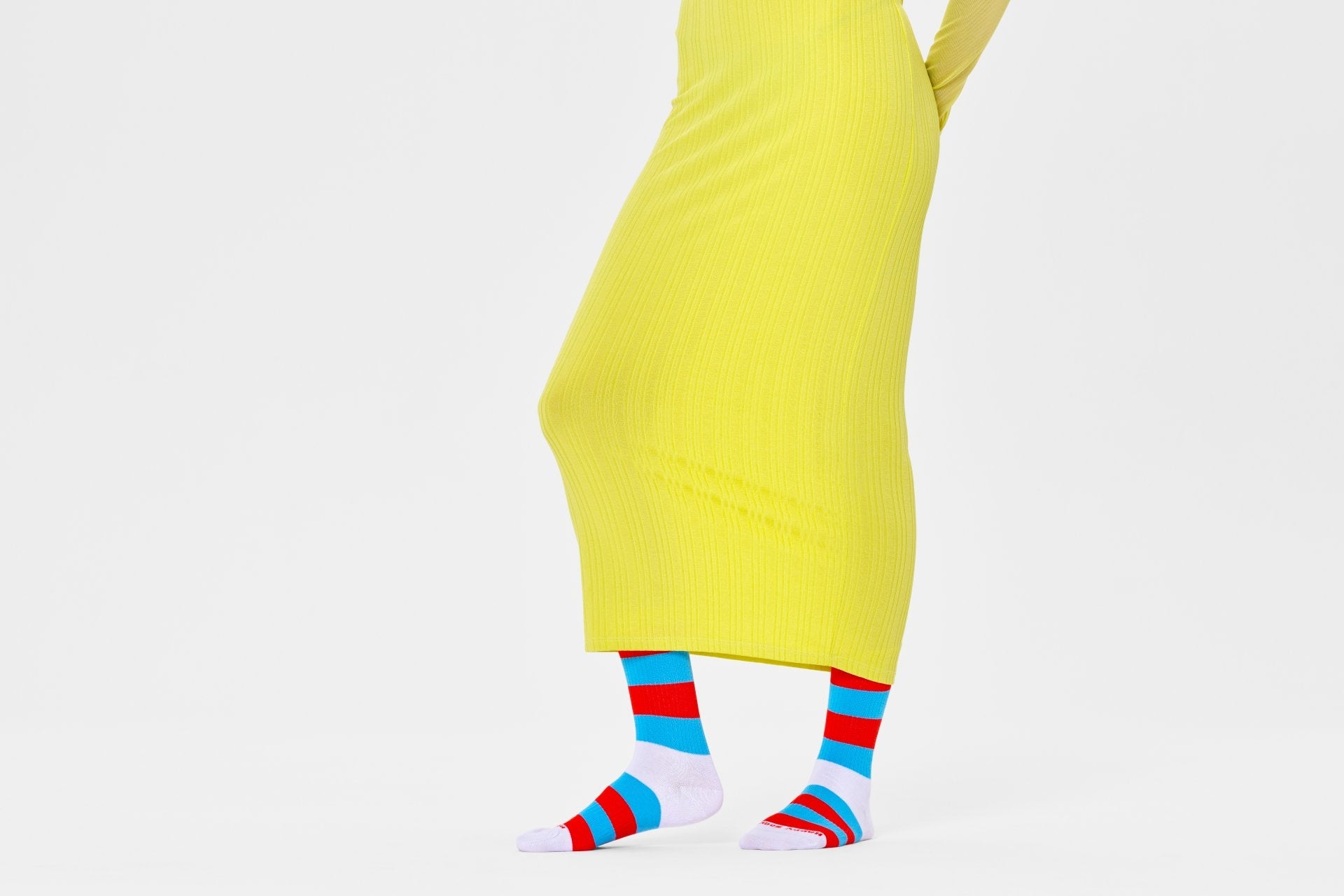 Happy Socks Stripe It 3/4 Crew Sock