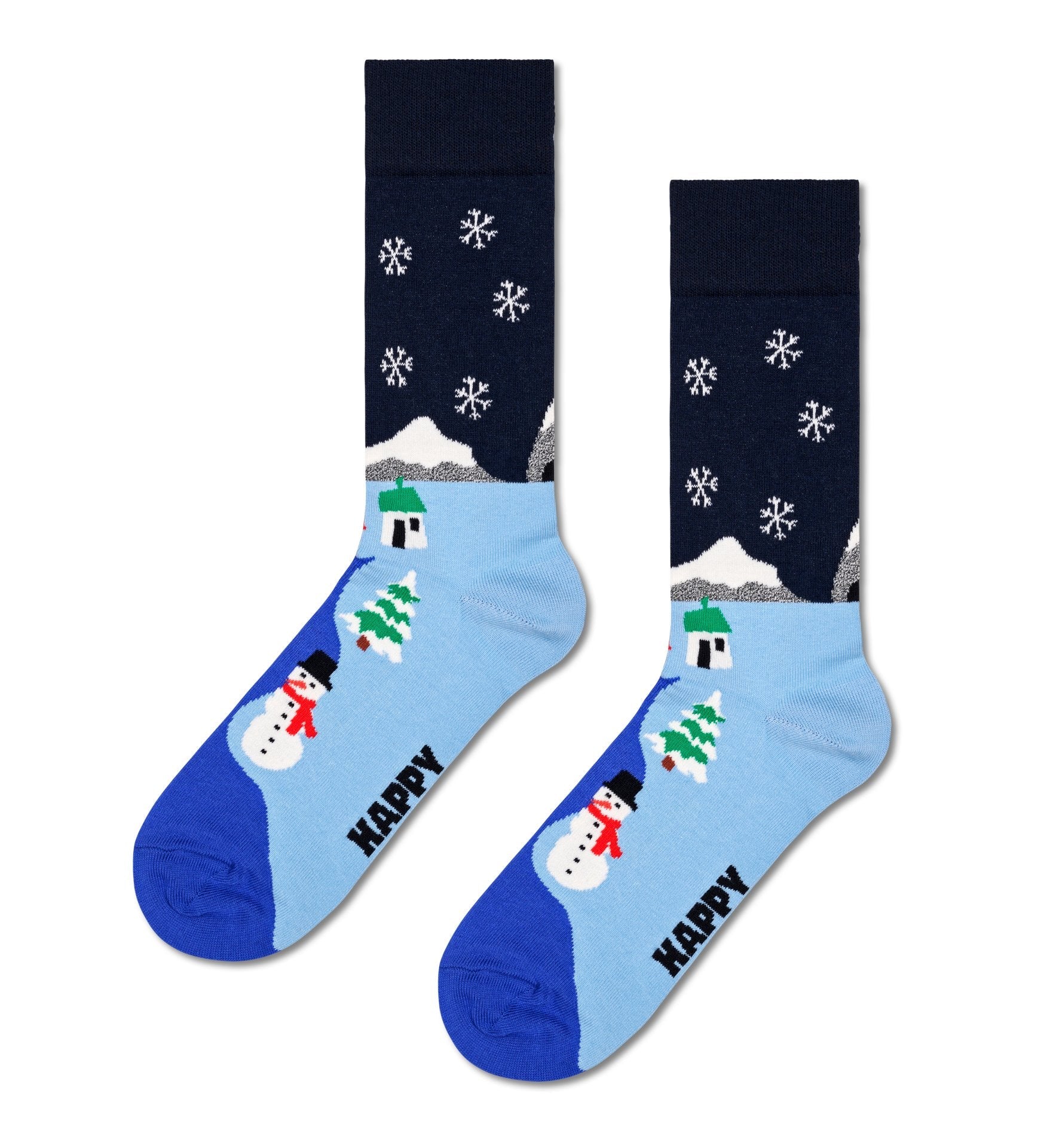 Happy Socks 3-Pack Snowman Socks Gift Set