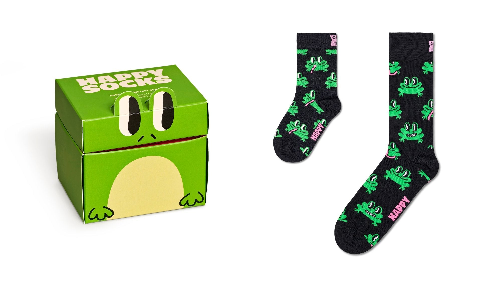 Happy Socks Kids 2-Pack Mini & Me Froggys Gift Set