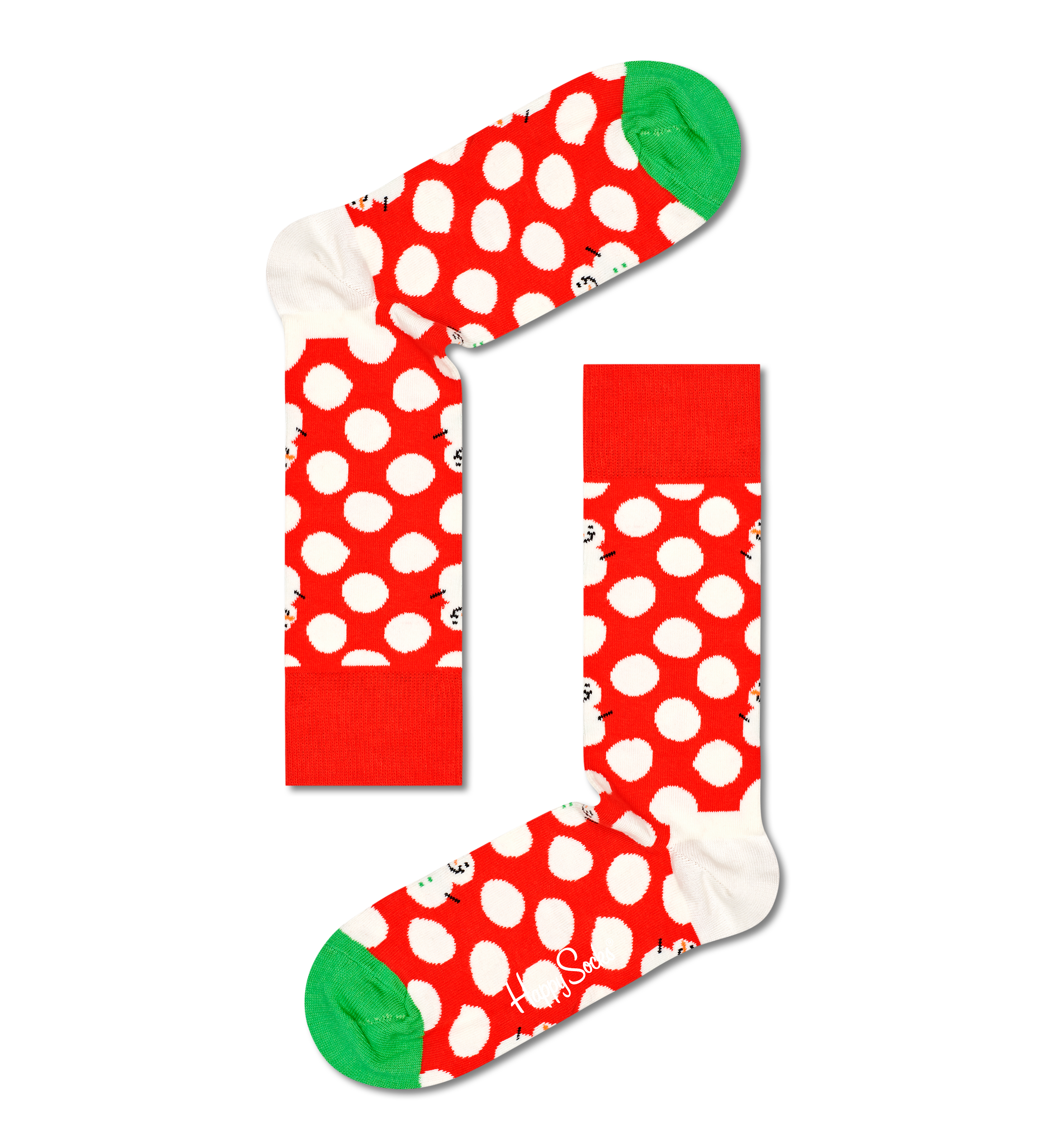Happy Socks 2-Pack Big Dot Stripe Low Sock