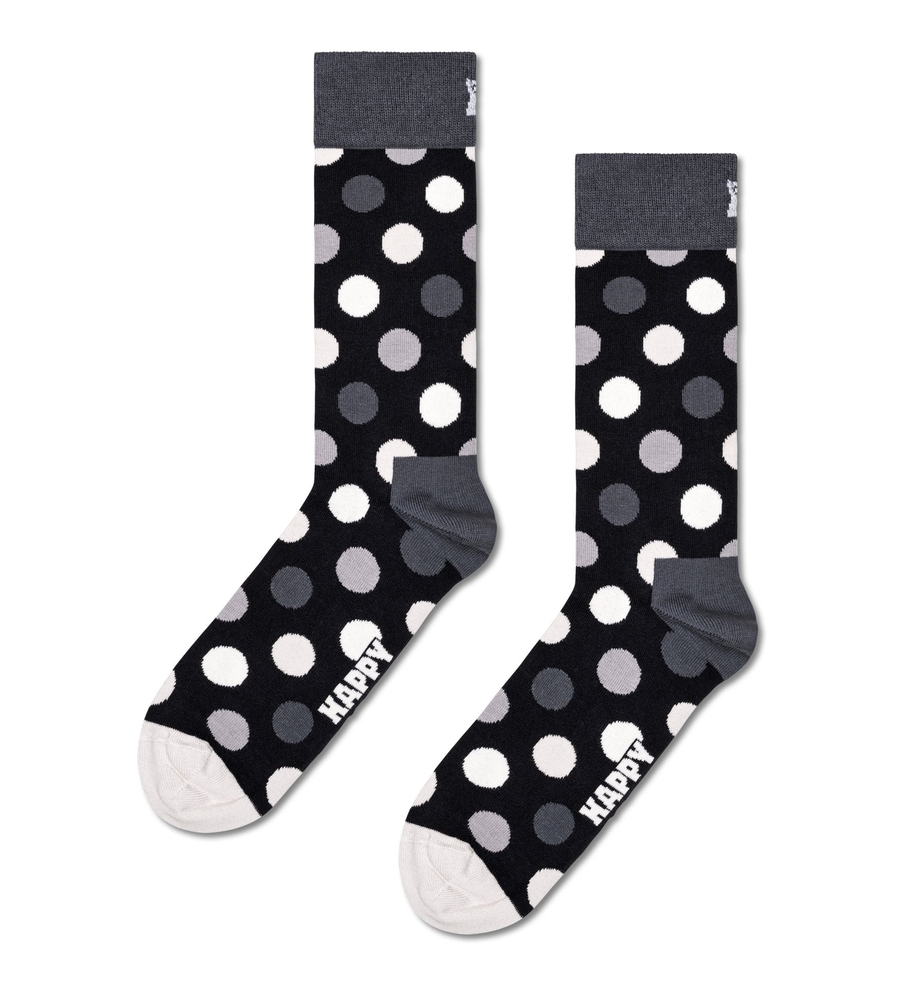 Happy Socks 4-Pack Classic Black & White Socks Gift Set