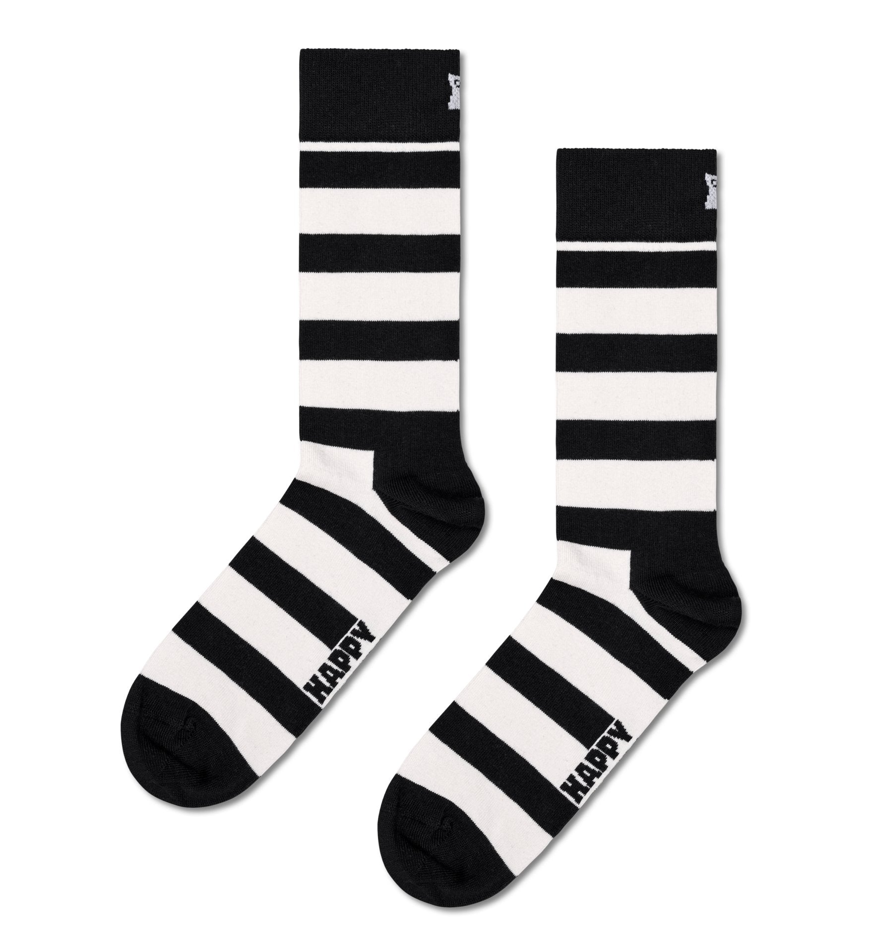 Happy Socks 4-Pack Classic Black & White Socks Gift Set