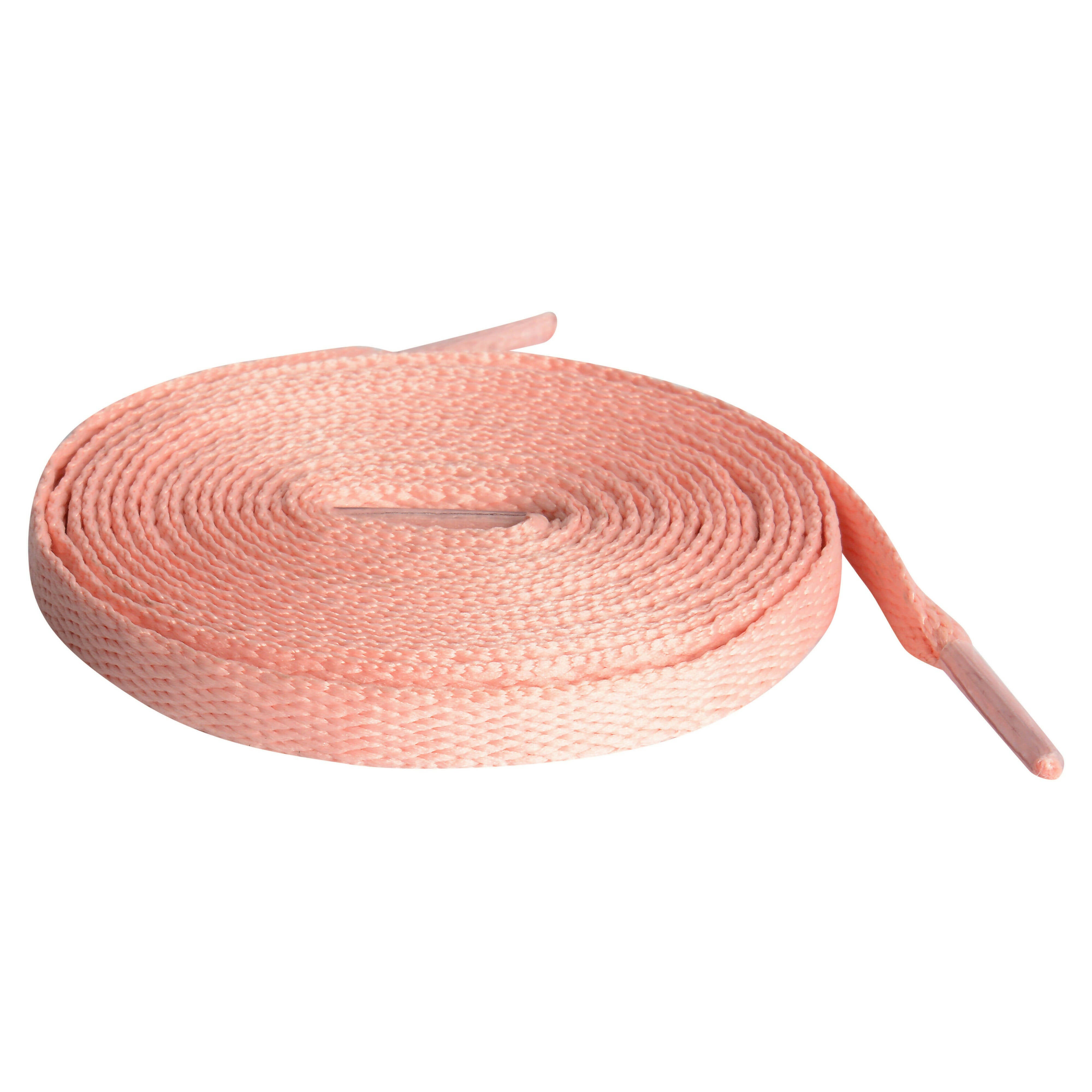 Flat Laces Pack of 5 ( UNC, Soft Pink,Peach,Punch pink, n.orange)