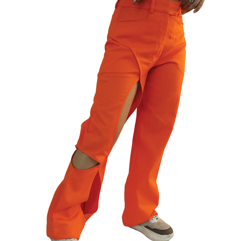 Orange 88 Pants | LAB 88 | Streetwear Pants Trousers by Crepdog Crew