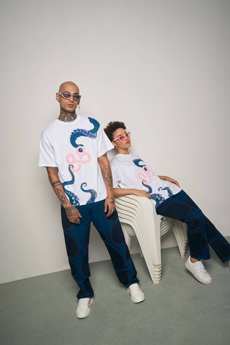 Octolab Tee (White) | LAB 88 | Streetwear T-shirt by Crepdog Crew
