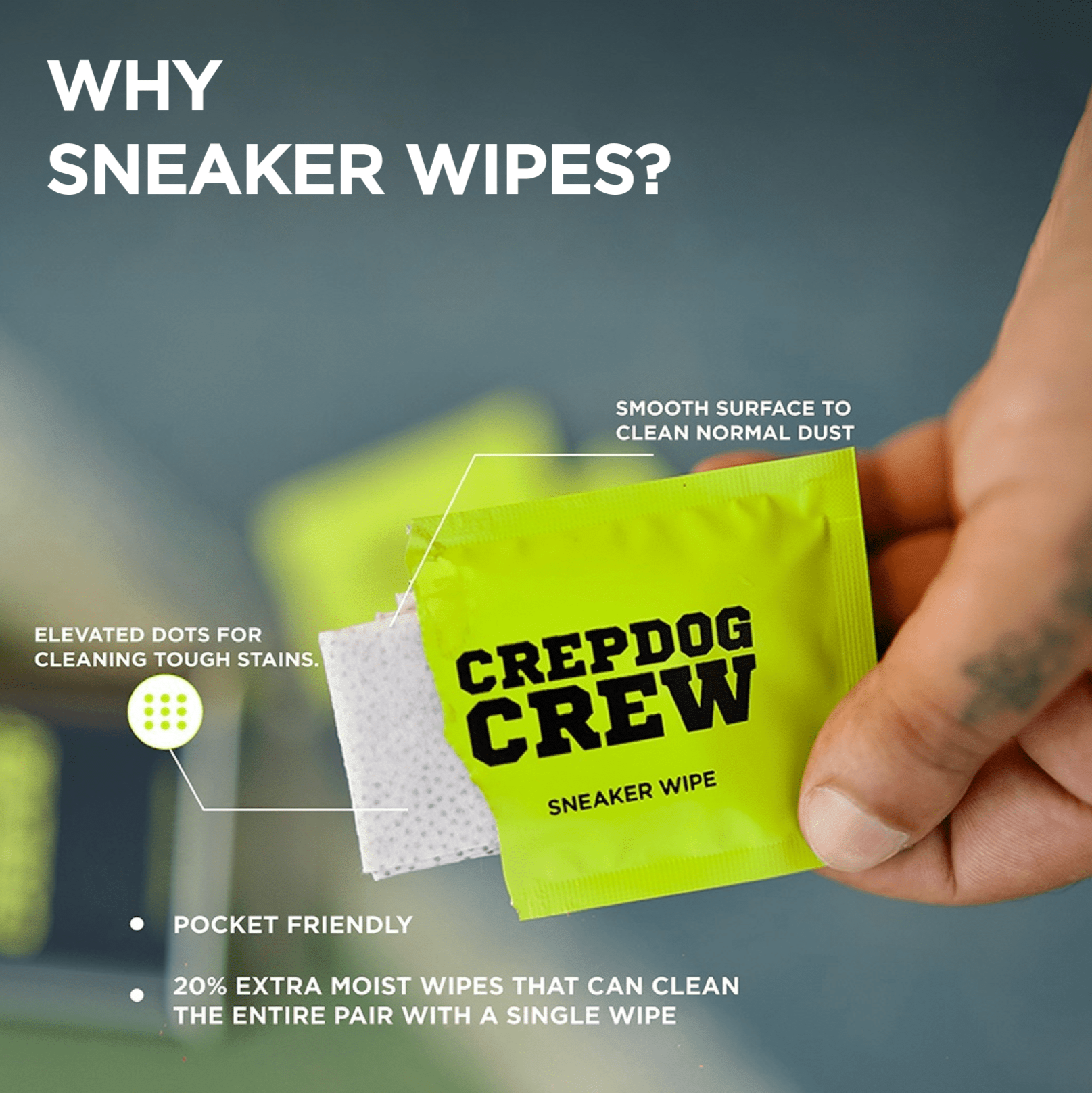 Crepdog Crew x Sneakare Sneaker Wipes