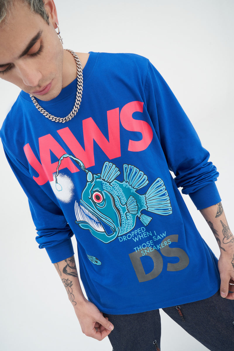 "Jaw Dropping" Long Sleeves T-shirt | NATTY GARB | Streetwear T-shirt by Crepdog Crew