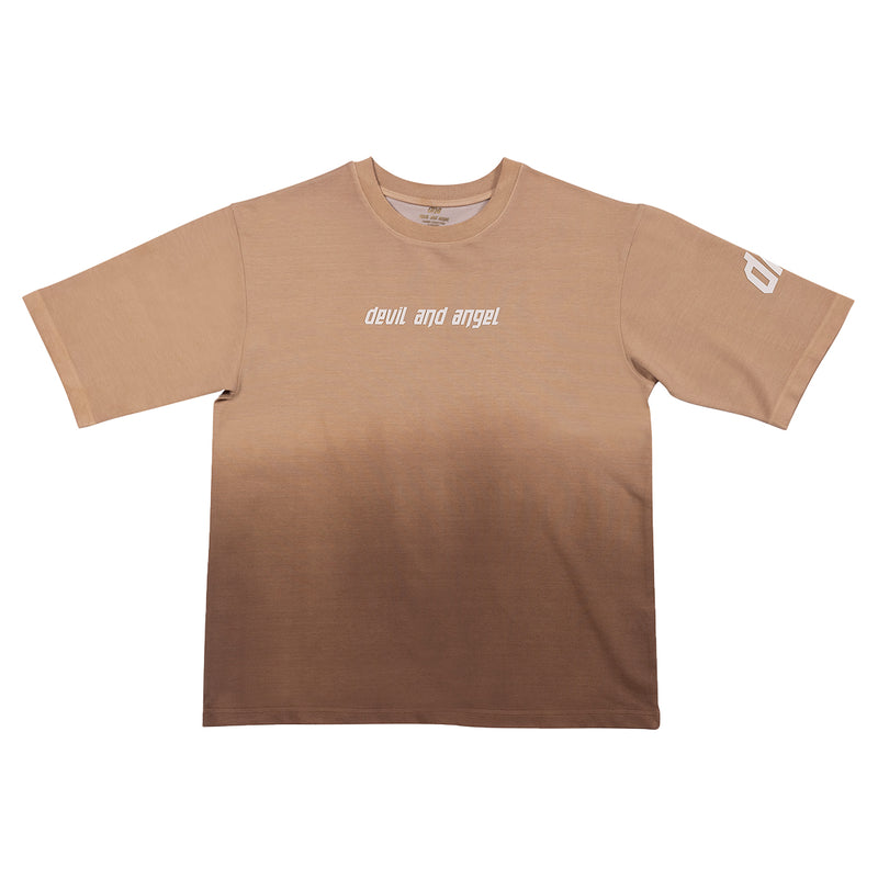 GRADIENT T-SHIRT BROWN | DNA | Streetwear T-shirt by Crepdog Crew