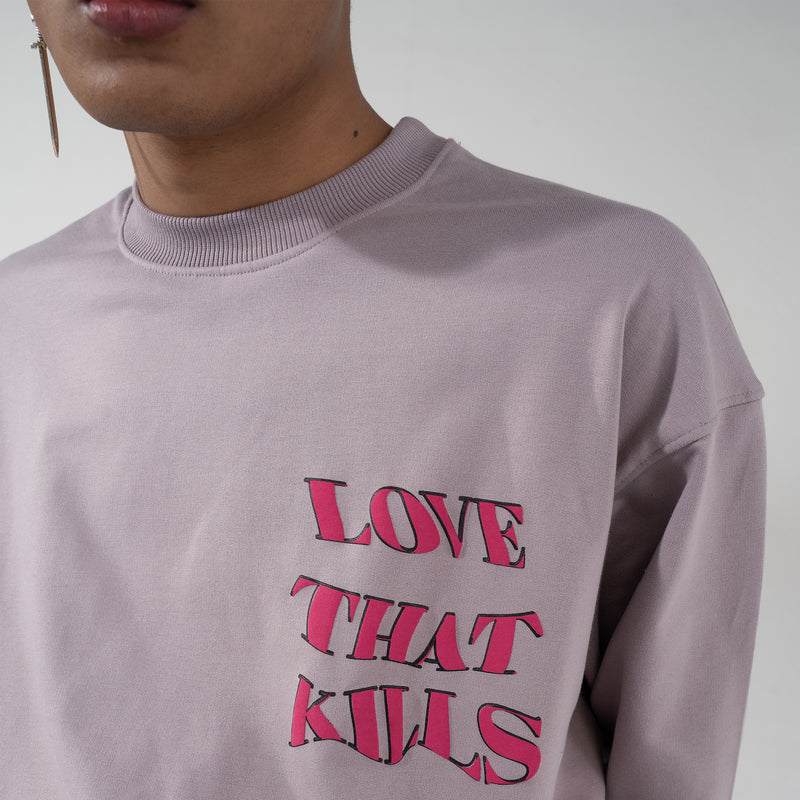 Love That Kills Sweatshirt | Odd Mood | Streetwear Sweatshirt Hoodies by Crepdog Crew