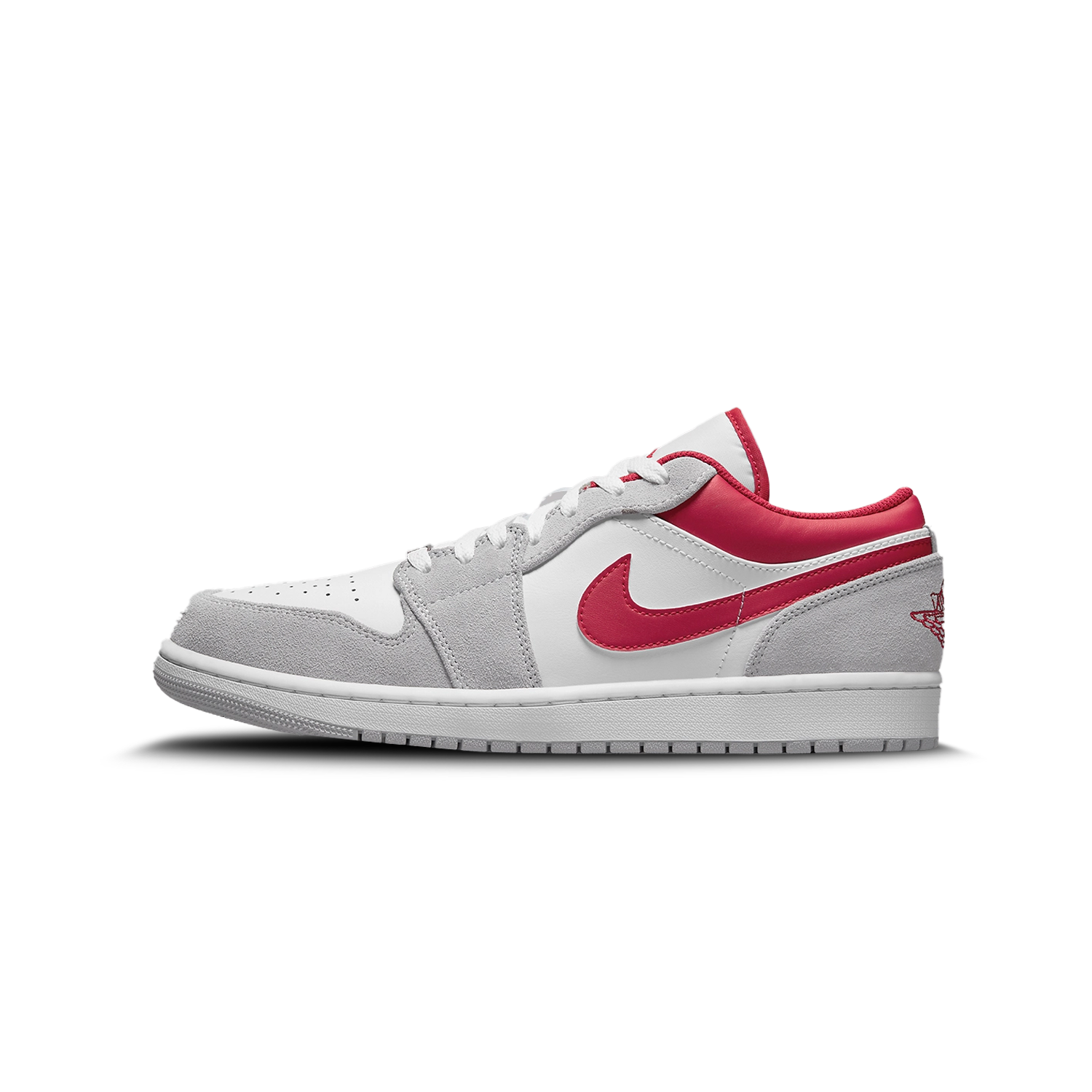 Jordan 1 Low SE Light Smoke Grey Gym Red