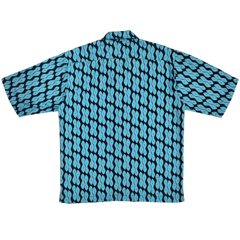 88 All Over Me Shirt (Blue) | LAB 88 | Streetwear Shirts by Crepdog Crew