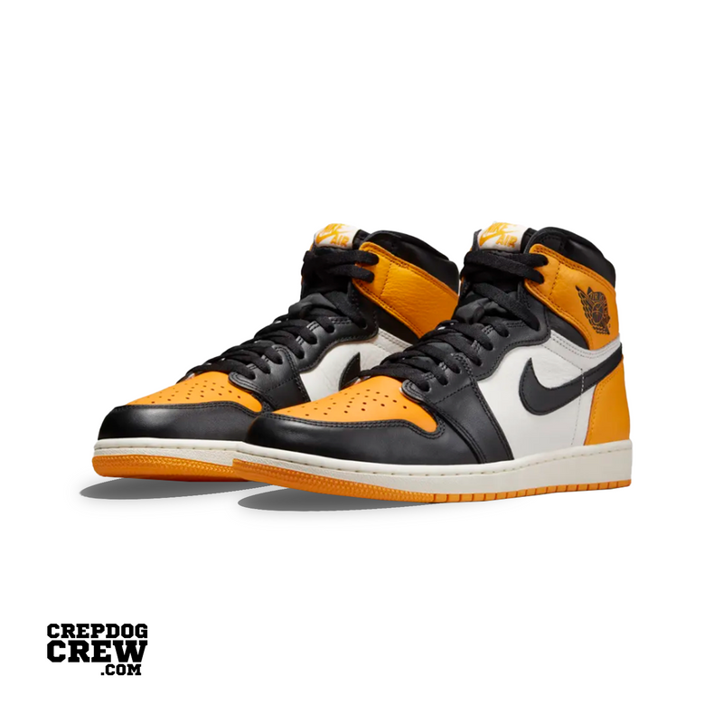 Jordan 1 Retro High OG Yellow Toe | Nike Air Jordan | Sneaker Shoes by Crepdog Crew