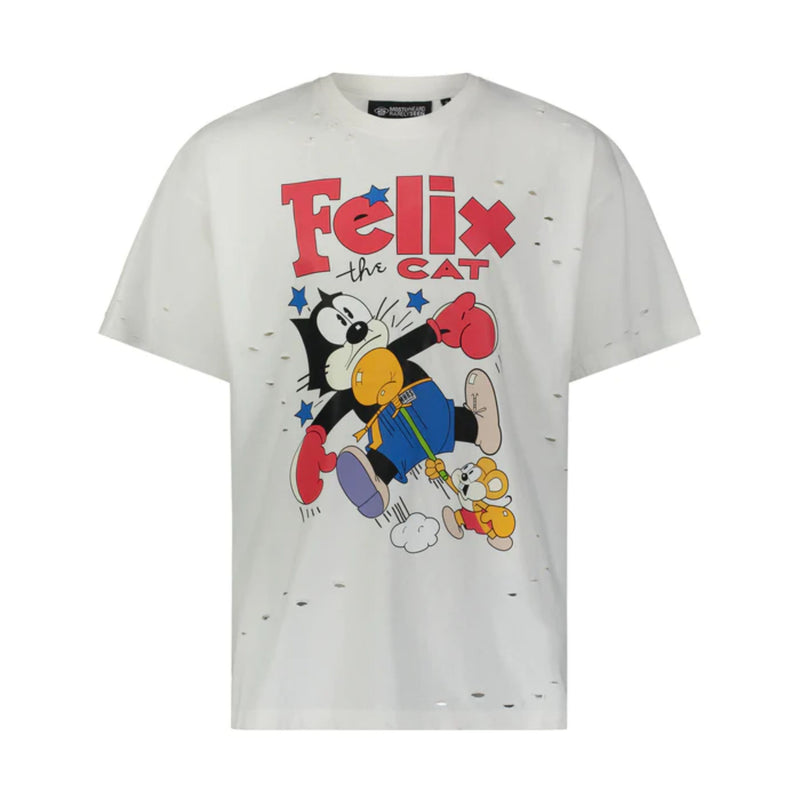 Vintage Knockout Cat Felix Tee | Mostly Heard Rarely Seen | Streetwear T-shirt by Crepdog Crew