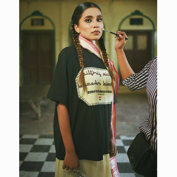Royal Court Patchwork T-shirt|Indian designer